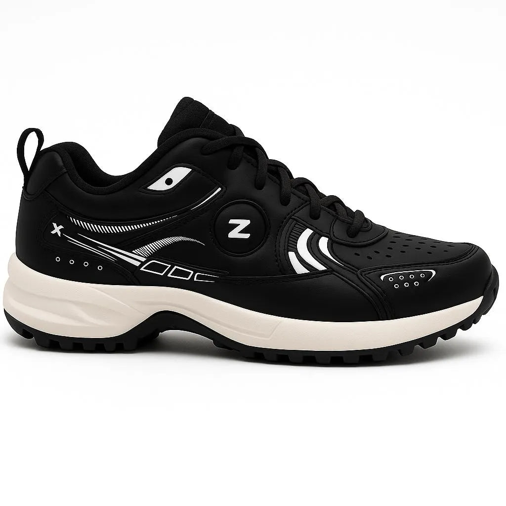 Black Camel Gripper Sports Shoes - Lightweight Running & Cricket Shoes for Men