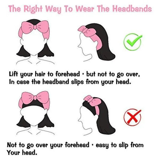 Spa Headbands for Women - Silk Fabric Hair Band | Urban Buy