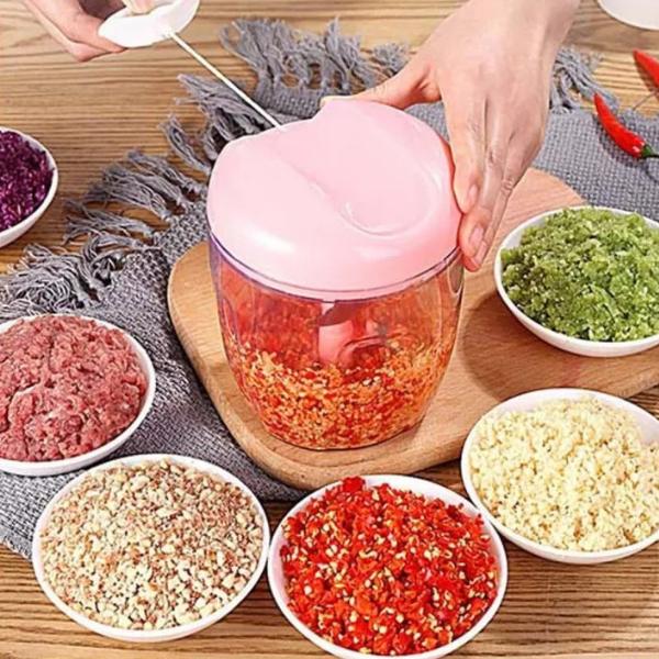 Hand Pull Manual Food Chopper - 1 Pc for Stylish and Efficient Kitchen Prep- Urban Buy Mall