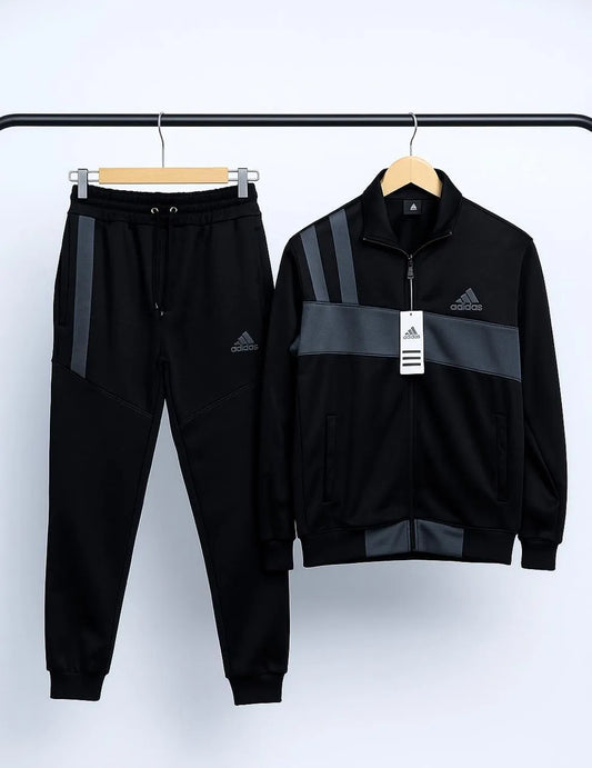 Men's Fleece Plain Track Suit Simple Elegant Trendy Look