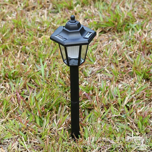 Solar lamp solar hexagonal lamp ground plug solar lawn lamp Palace Lamp