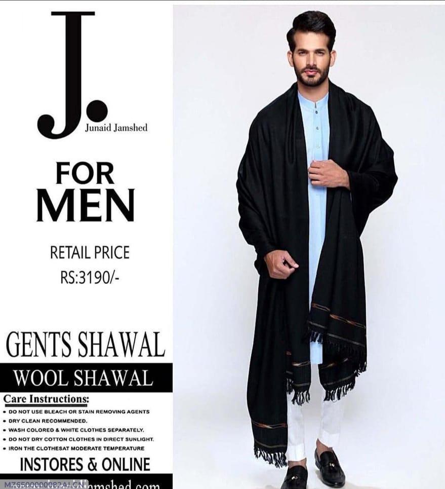Men's Wool Plain Shawl 3 Yard - Premium Winter Shawl | Urban Buy