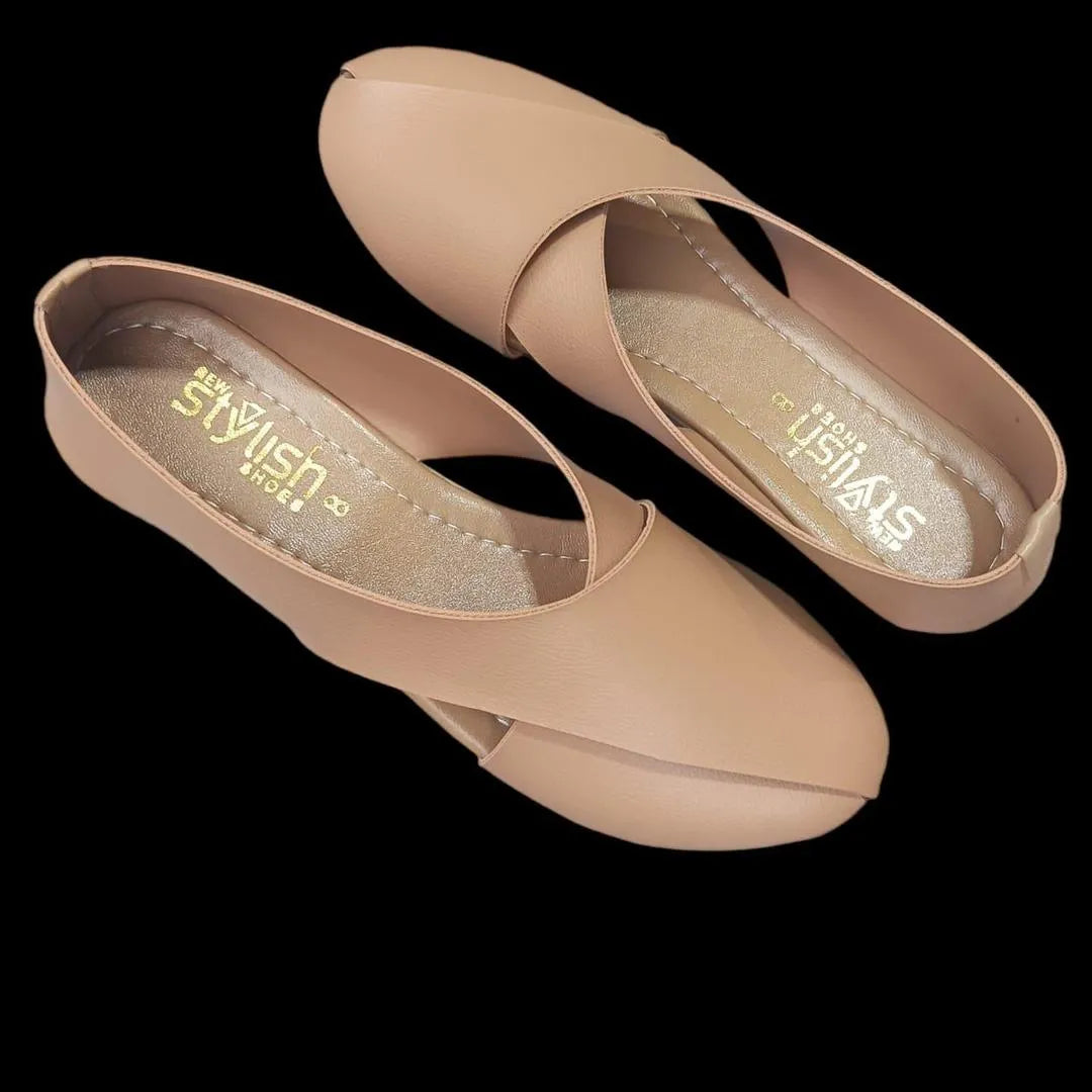 Women's Synthetic Leather Semi-Formal Sandals Beige - Urban Buy Mall