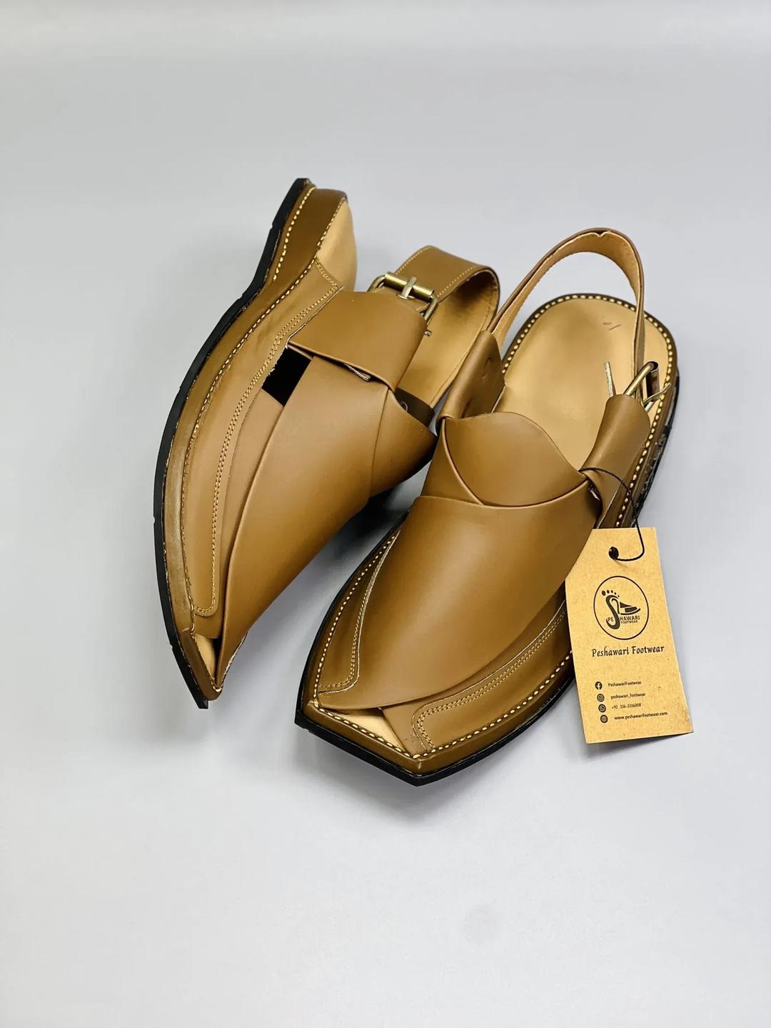 Peshawar Zalmi Inspired Yellow Peshawari Chappal – Premium Leather