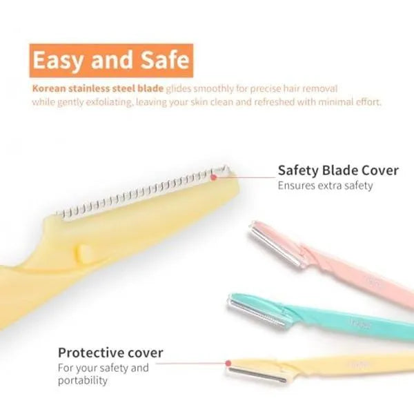 3 Pcs Painless Face Razor - Effortless Hair Removal for Smooth Skin | Urban Buy