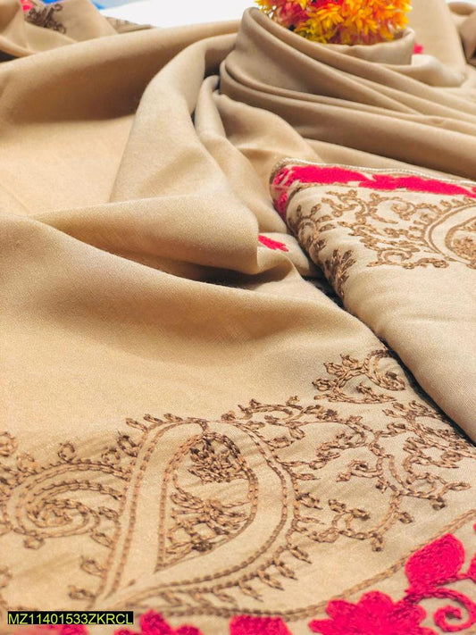 Women's Swiss Lawn Embroidered Shawl - Urban Buy Mall - 2.5 Gazz Premium Fabric Pakistan - Elegant Embroidery Pattern Dupatta - Luxury Winter Shawl for Women - Traditional Pakistani Shawl - Beautiful Embroidered Scarf - Quality Swiss Lawn Wrap -