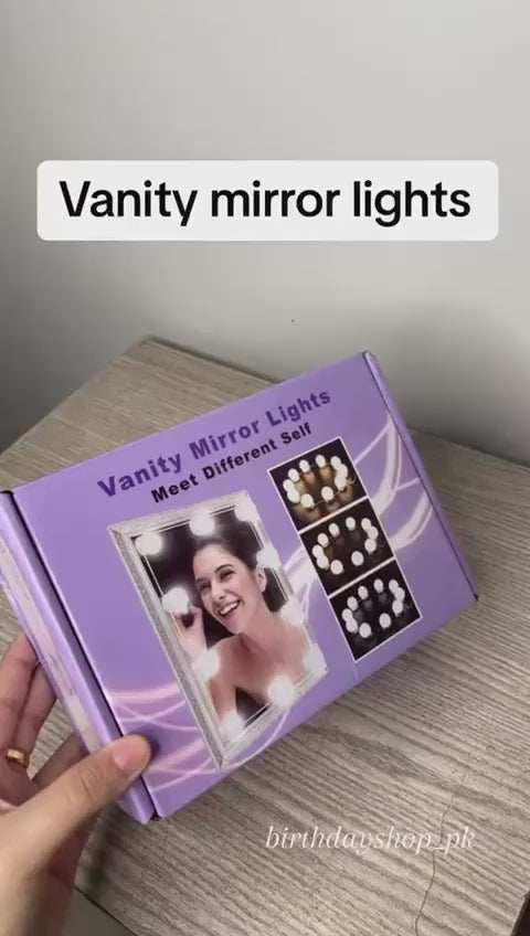 10 Bulb Vanity Mirror Light - 3 Modes USB Makeup Light | Urban Buy